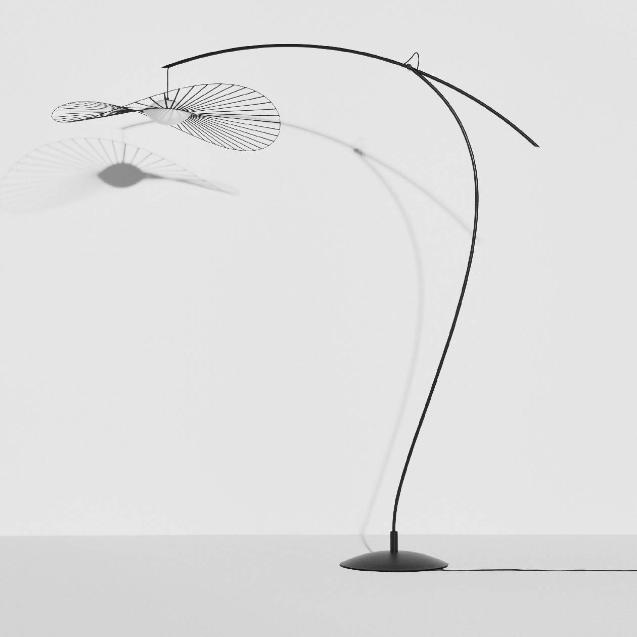 Lampadaire noir et blanc Vertigo Nova - Petite Friture