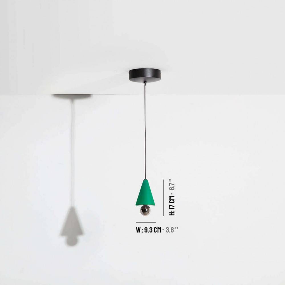 Suspension-mini-Cherry-vert-LED-Petite-Friture-dimensions