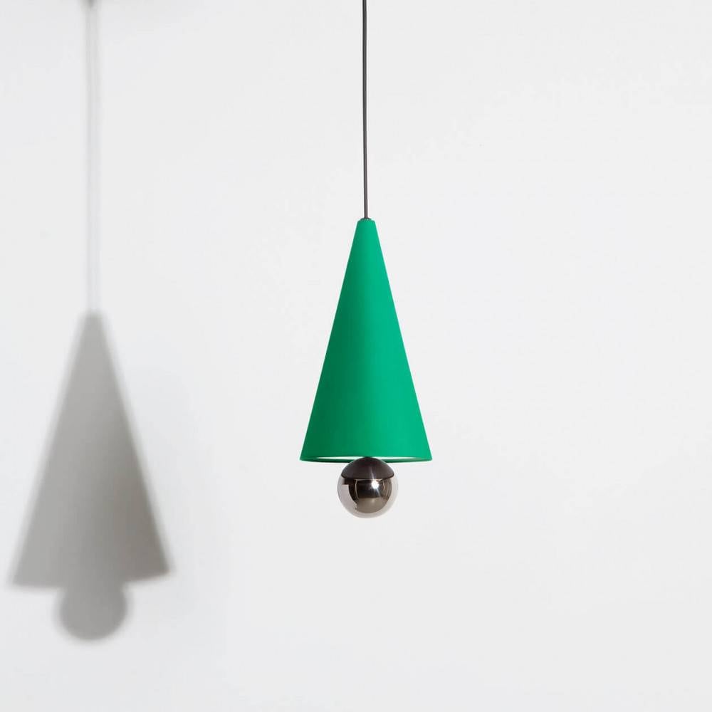 Suspension-petite-Cherry-LED-vert-Petite-Friture