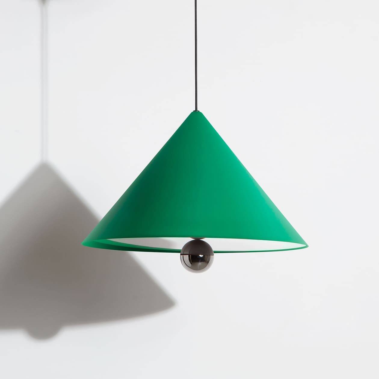 Suspension-grande-Cherry-vert-LED-Petite-Friture