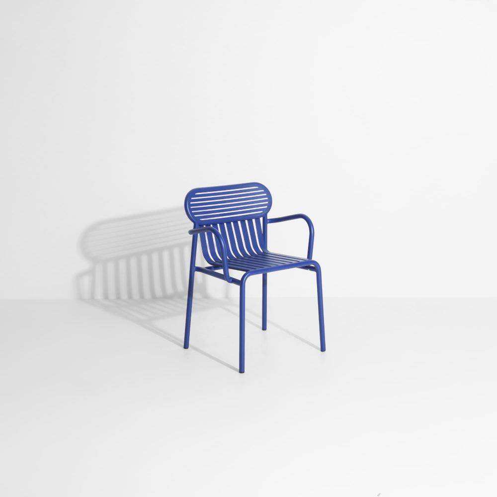 Week-End Garden Chair with armrests - Blue