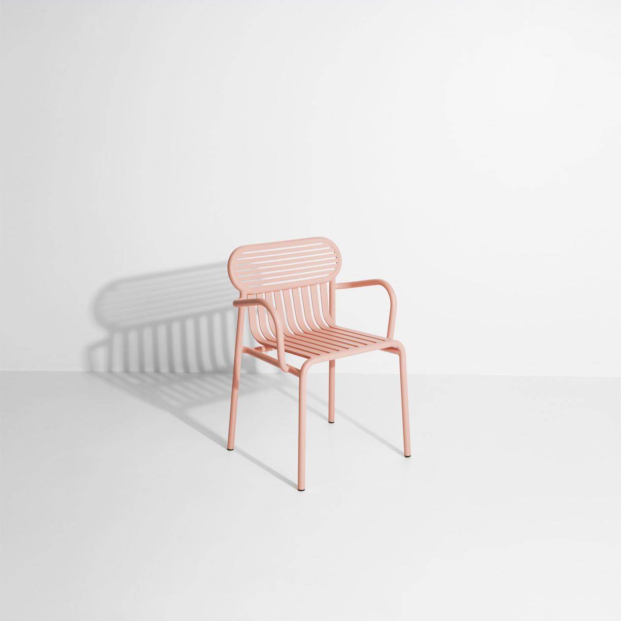 Week-End Garden Chair with armrests - Blush