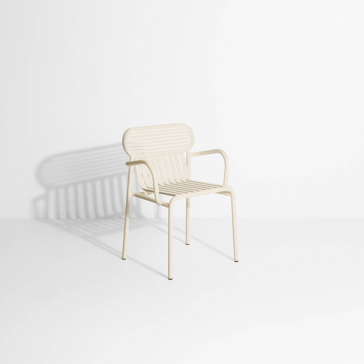Week-End Garden Chair with armrests - Ivory