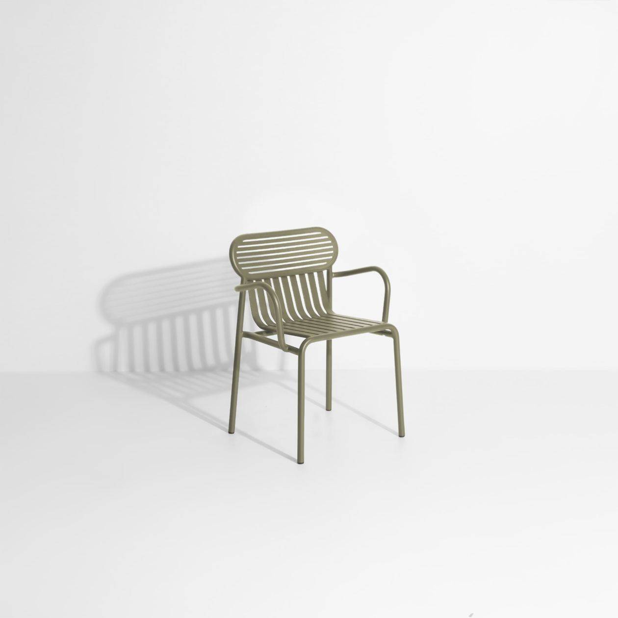 Week-End Garden Chair with armrests - Jade green