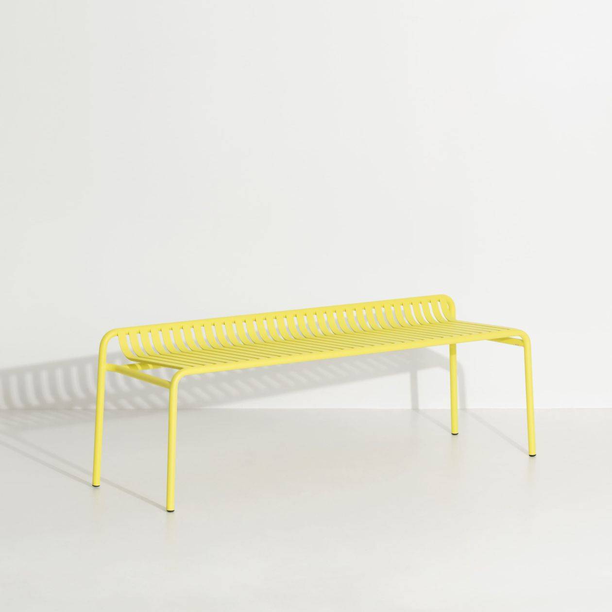 Week-End Backless Bench - Yellow