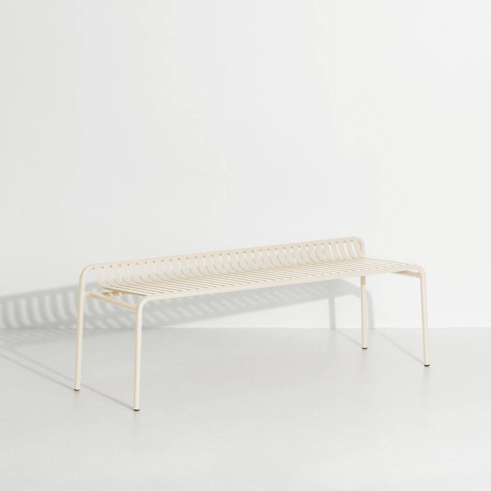 Week-End Backless Bench - Ivory