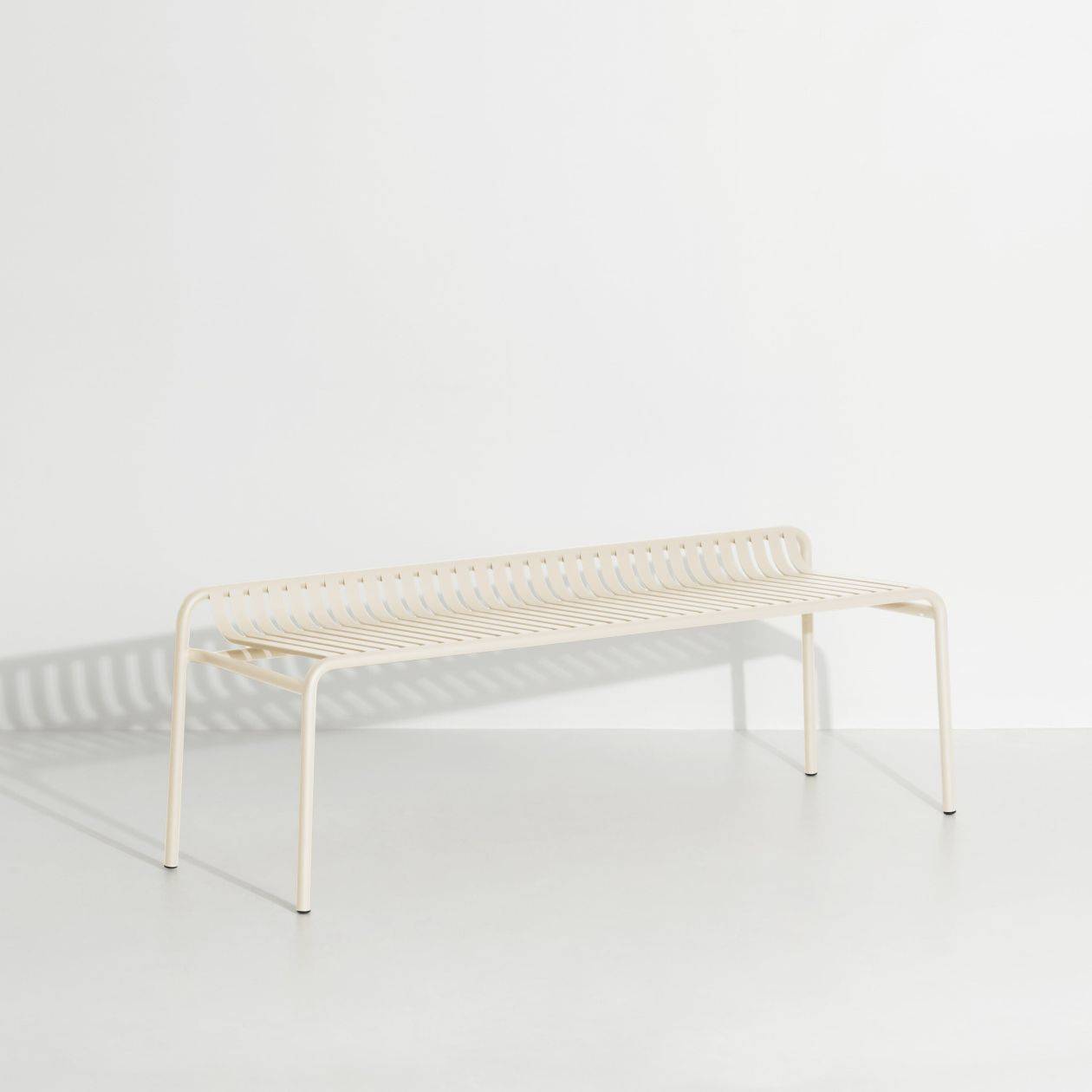 Week-End Backless Bench - Ivory