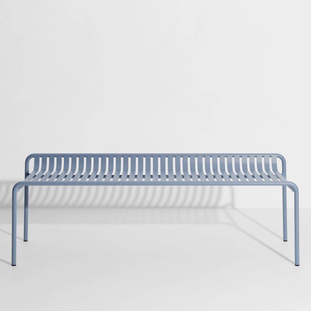 Week-End Backless Bench - Blue pigeon
