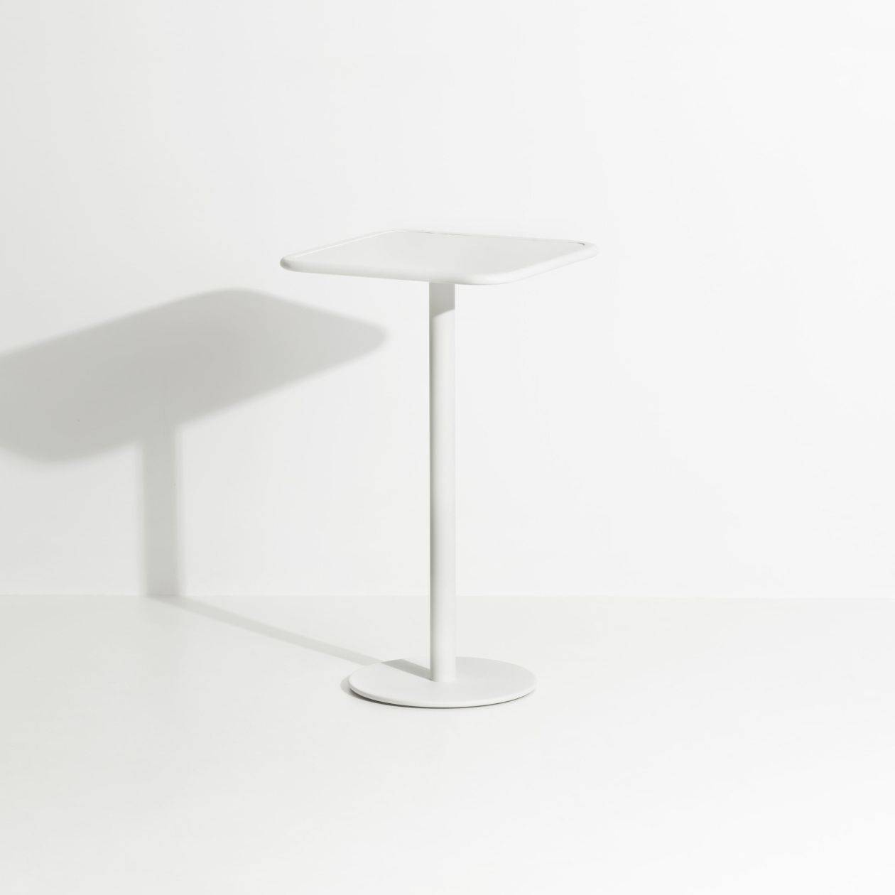 Week-End High Square Bistro Table - White