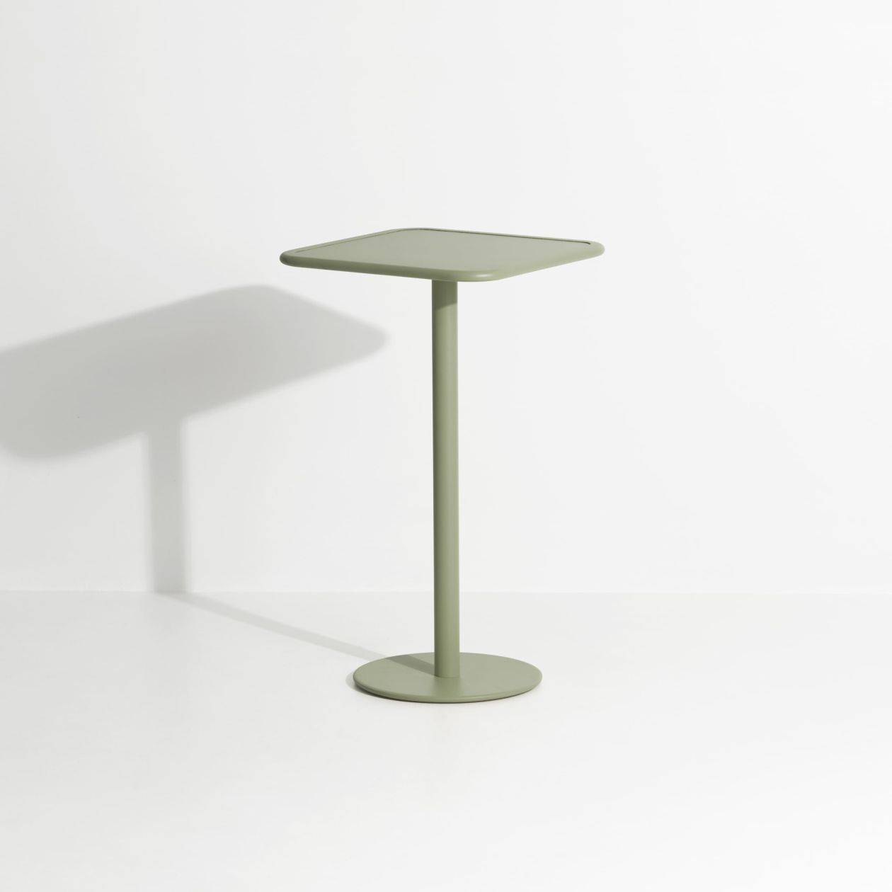 Week-End High Square Bistro Table - Jade green