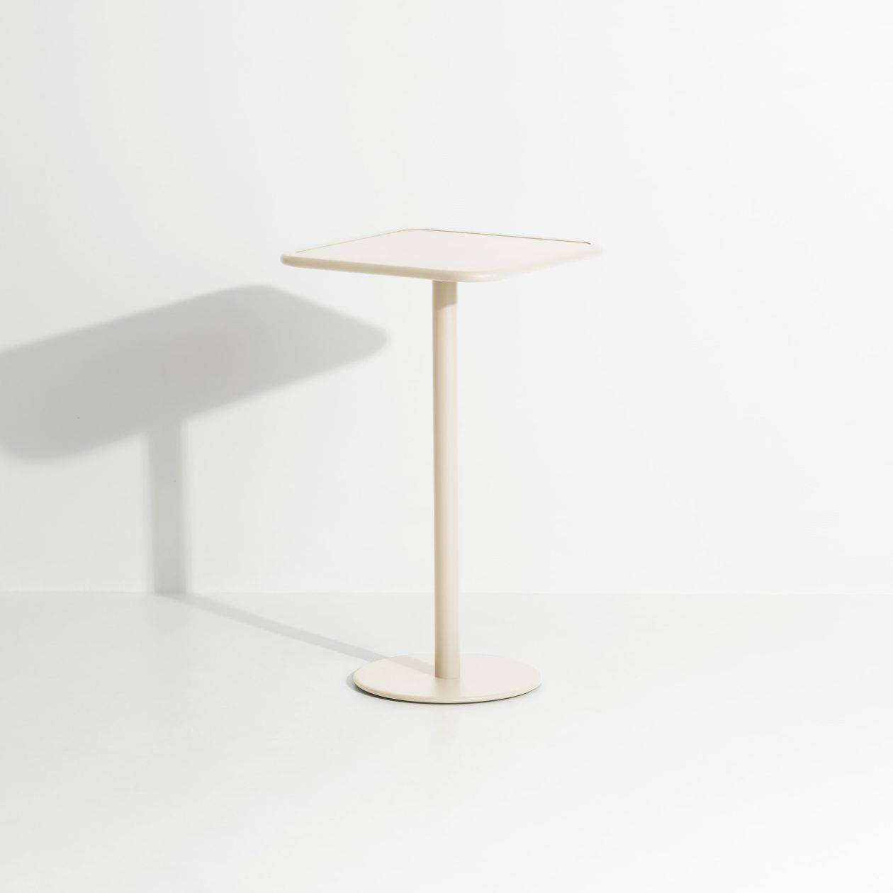 Week-End High Square Bistro Table - Ivory