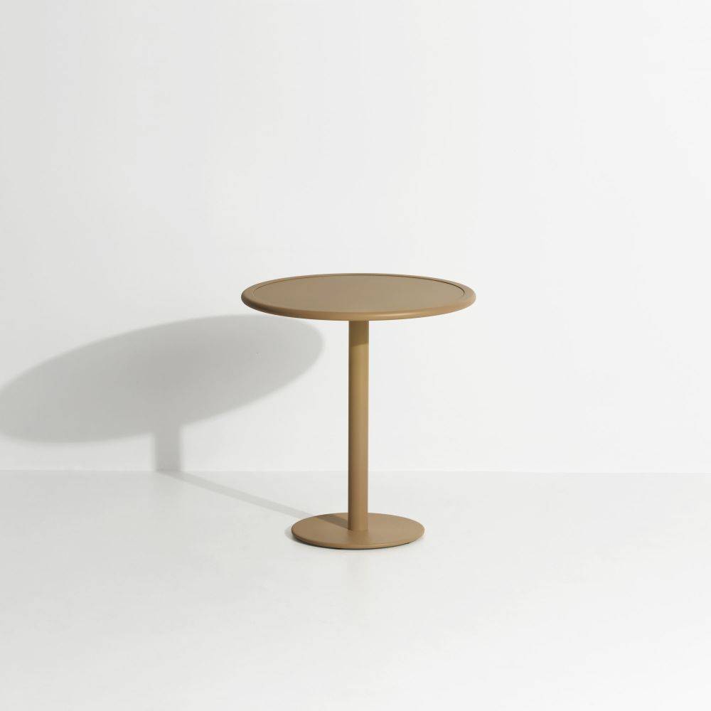Week-End Round Bistro Table - Gold
