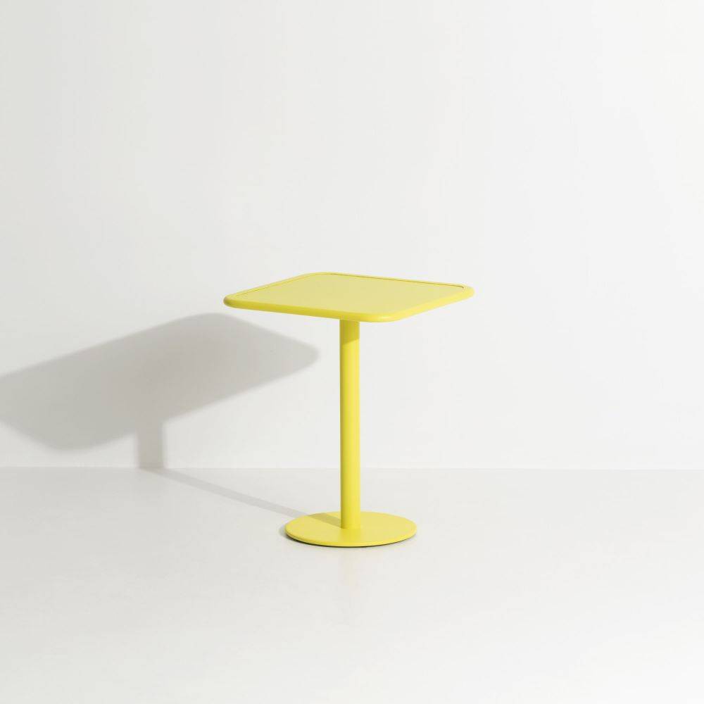 Week-End Square Bistro Table -Yellow