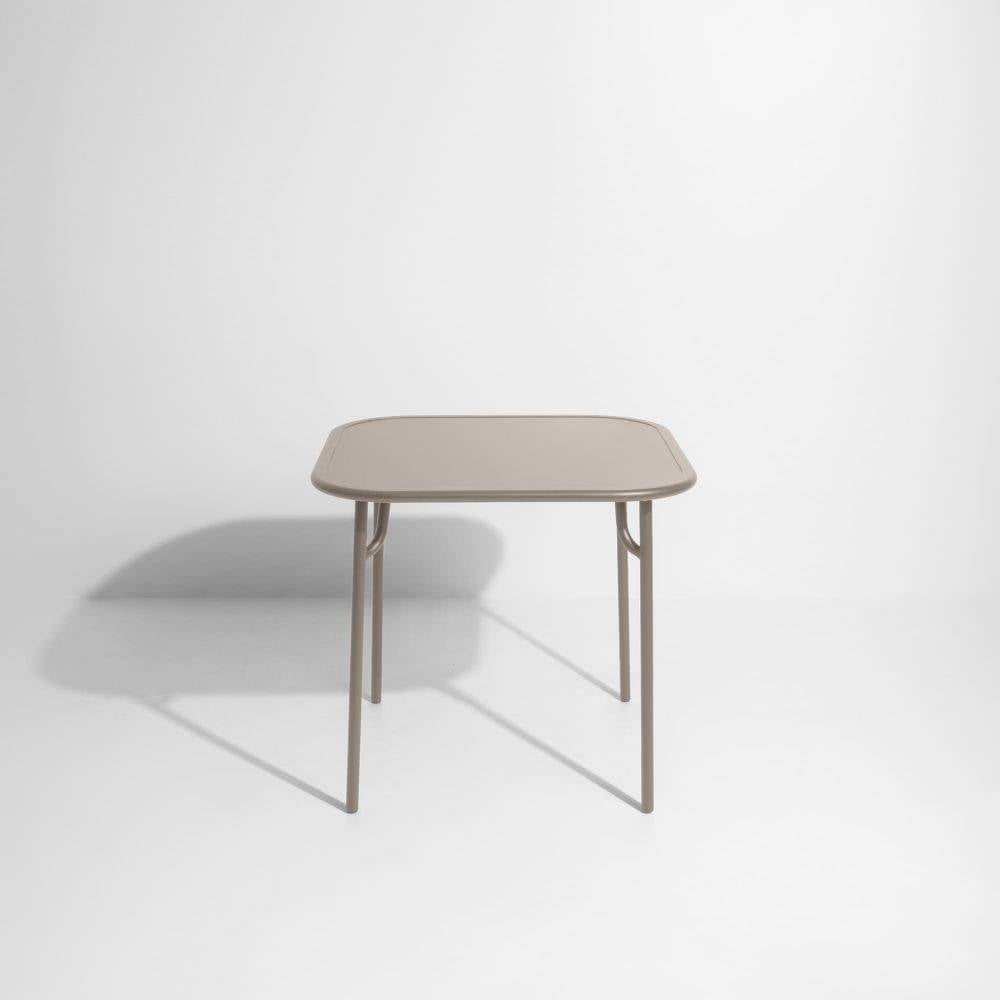 Week-End Plain Square Dining Table - Dune