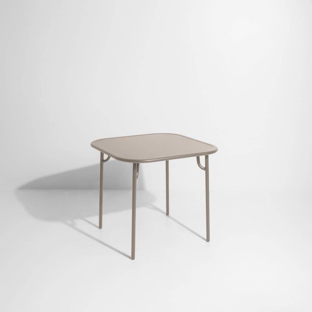 Week-End Plain Square Dining Table - Dune