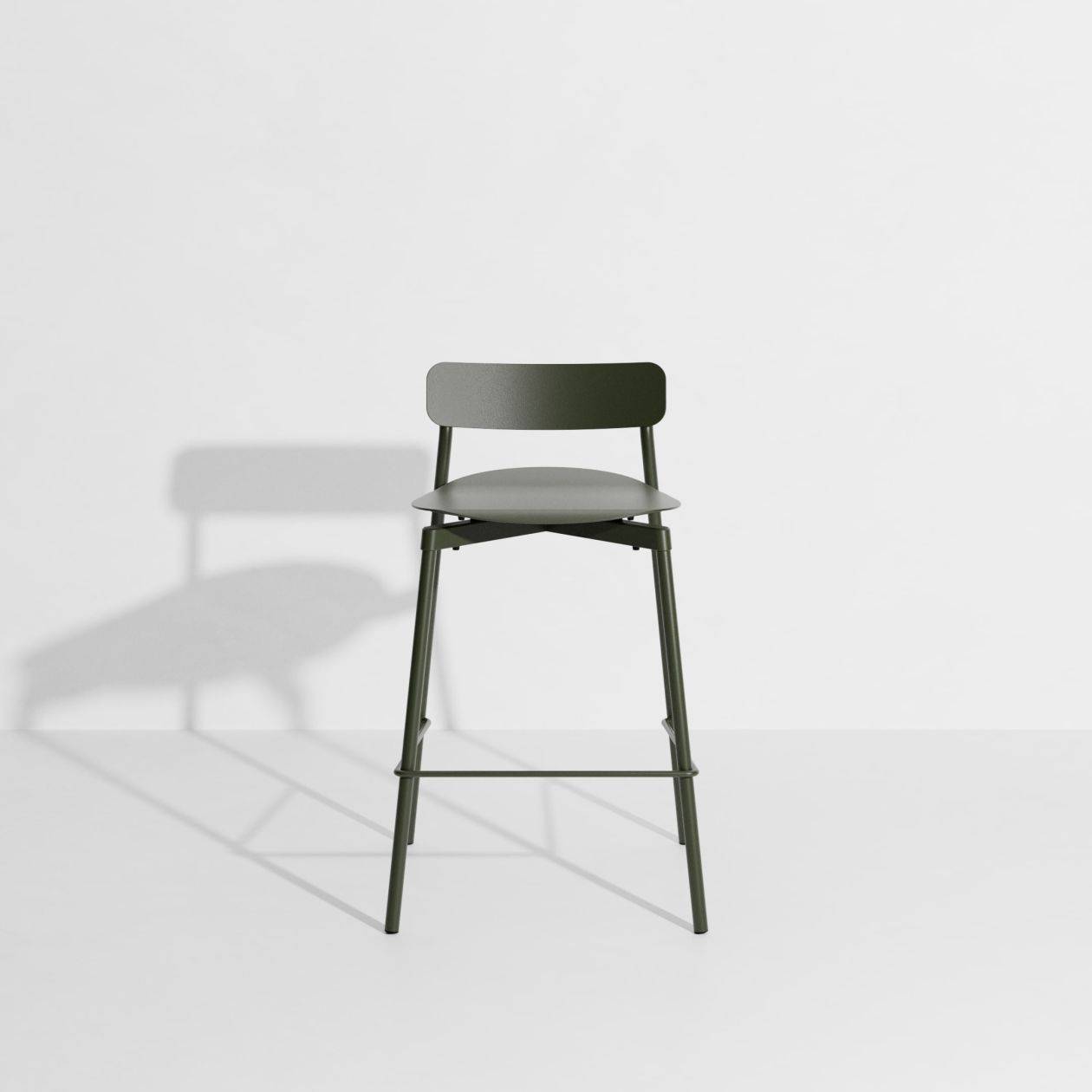 Fromme Bar Stool - H65cm - Glass green