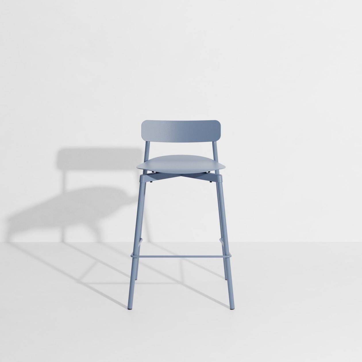 Fromme Bar Stool - H65cm - Pigeon blue