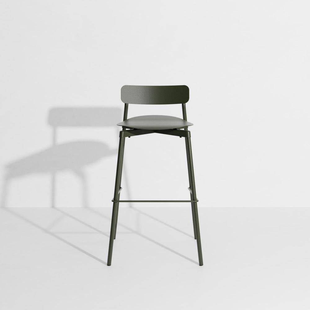 Fromme Bar Stool - H75cm - Glass green