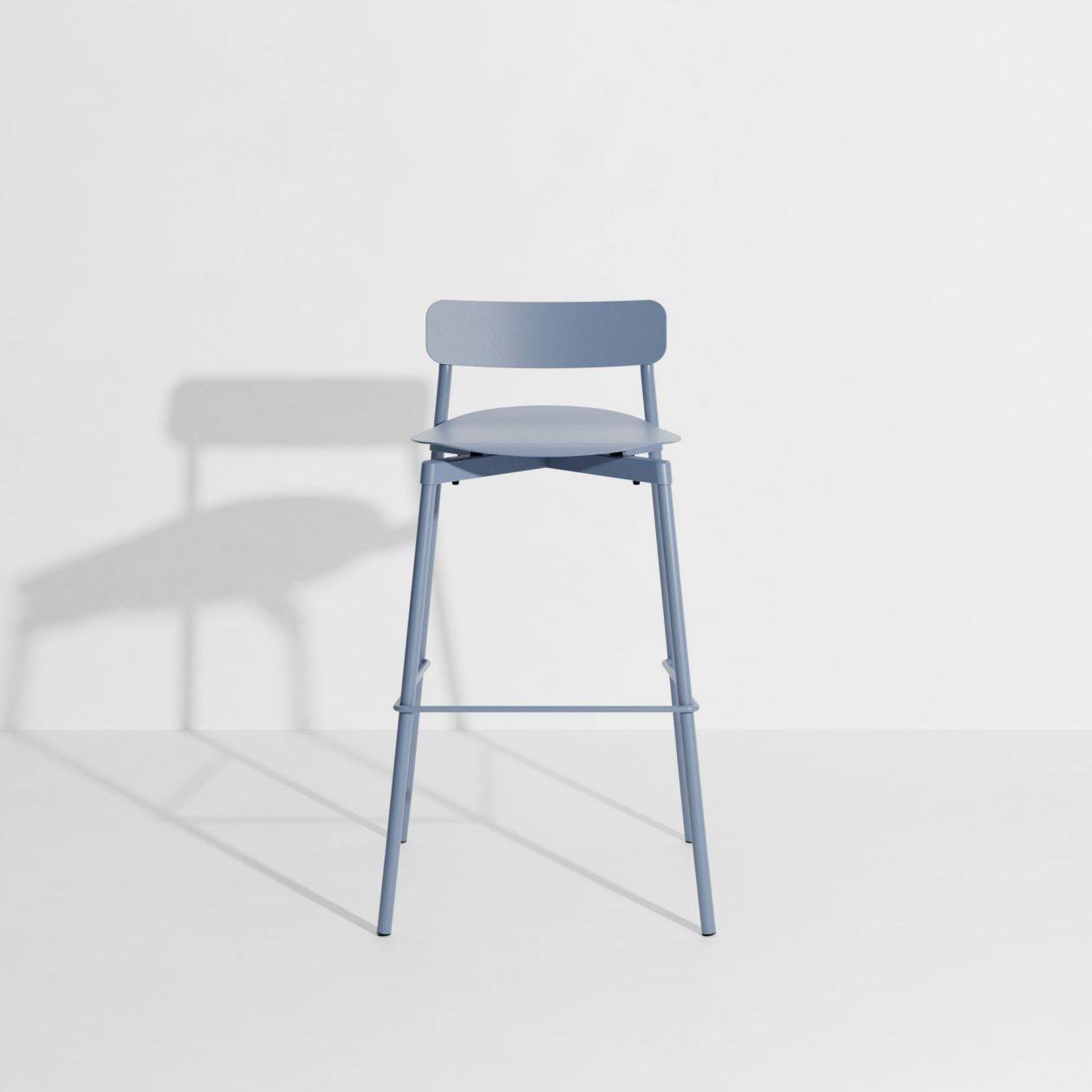 Fromme Bar Stool - H75cm - Pigeon blue