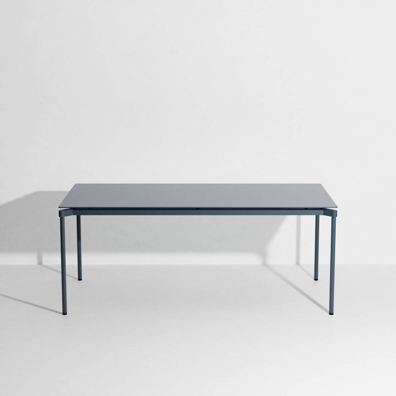 Fromme Rectangular Table - Grey blue