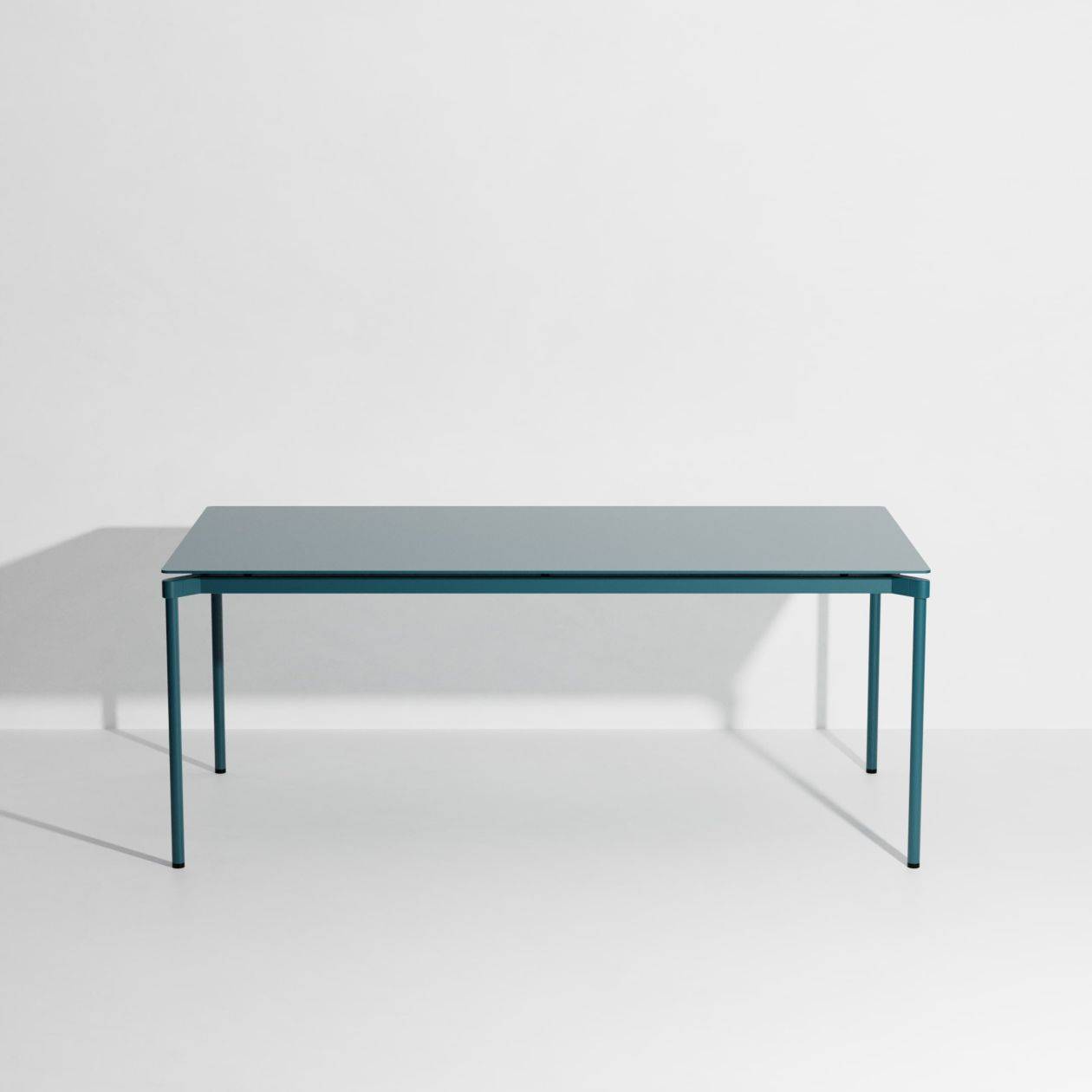 Fromme Rectangular Table - Ocean blue