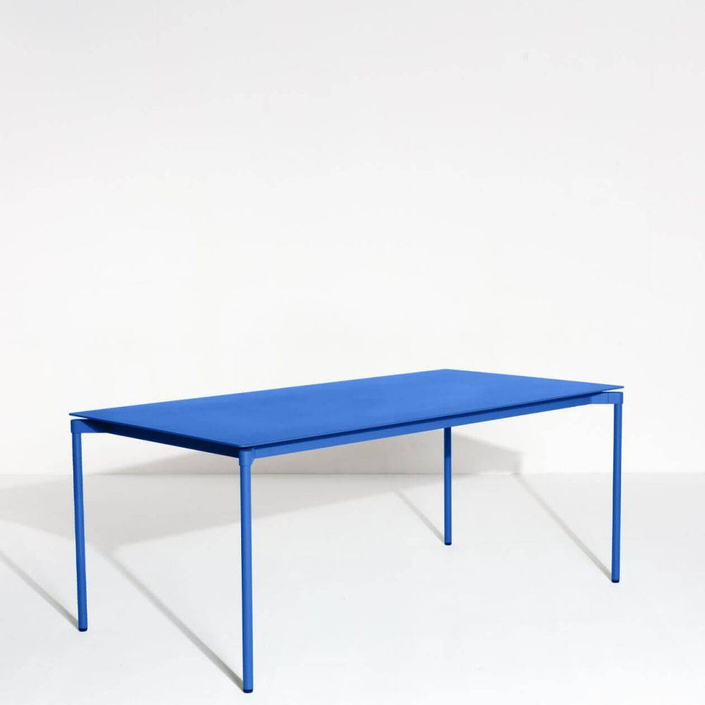 Fromme Rectangular Table- Blue