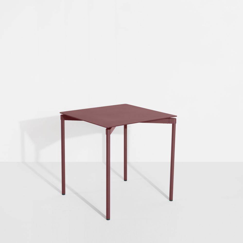 Fromme Square Table - Red brown