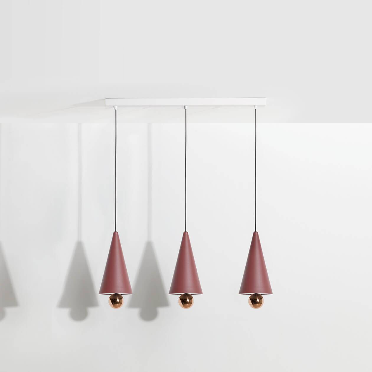 Pendant-system-3-pendants-Cherry-LED-brown-red-Petite-Friture